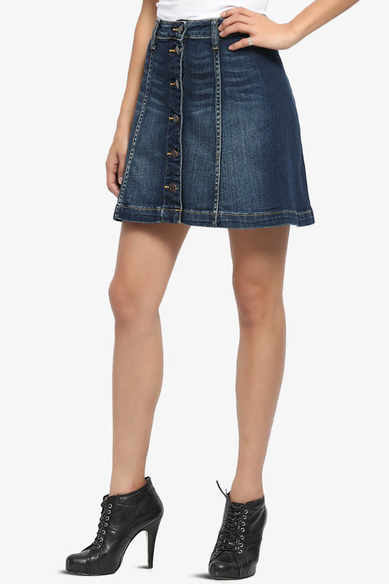 Short Denim Button Down Skirt, Size: Medium at Rs 1250/piece in Bengaluru |  ID: 16278406933